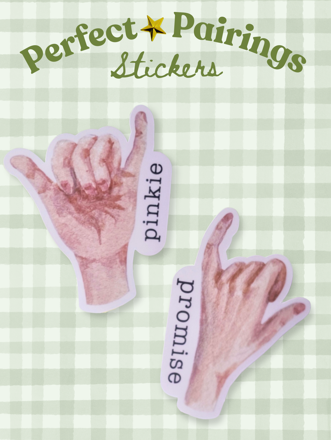 Pinkie Promise Stickers