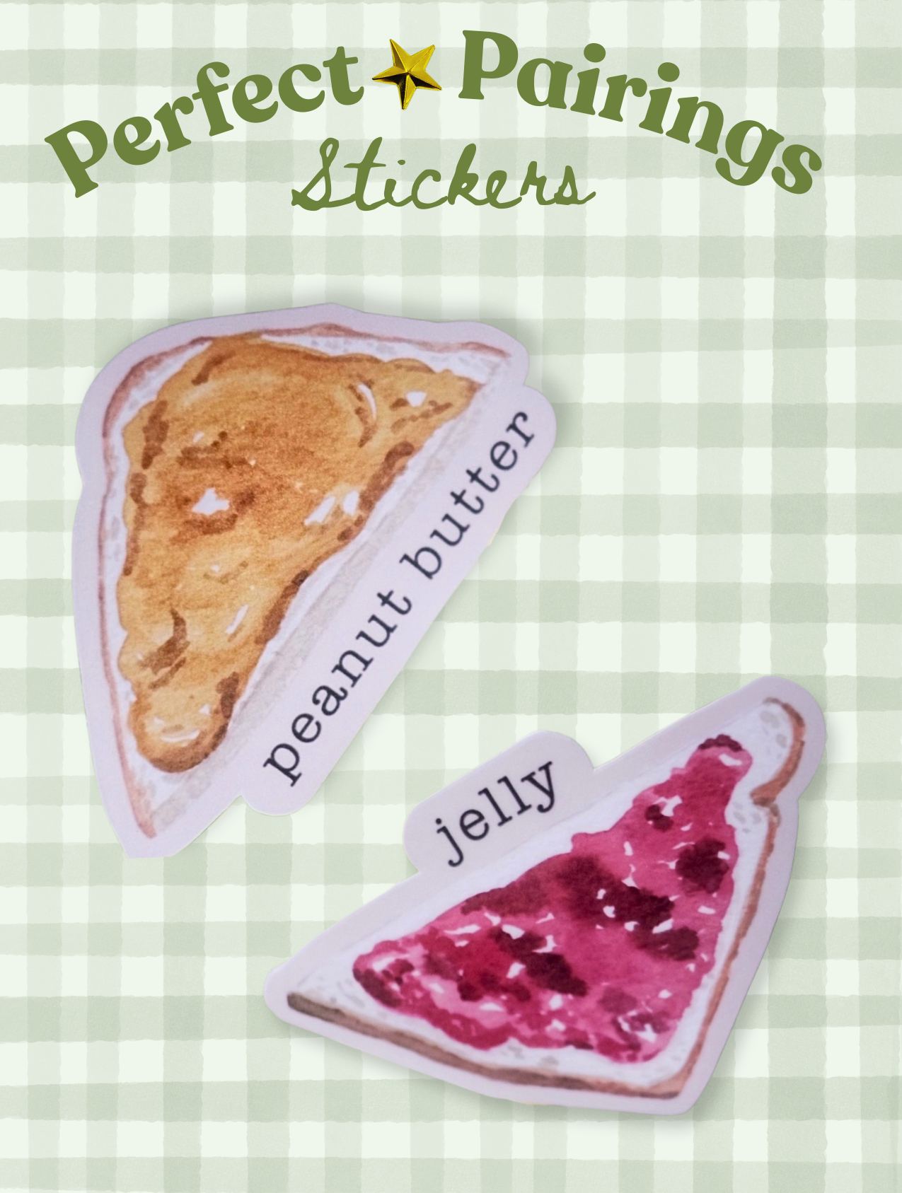 Peanut Butter & Jelly Stickers