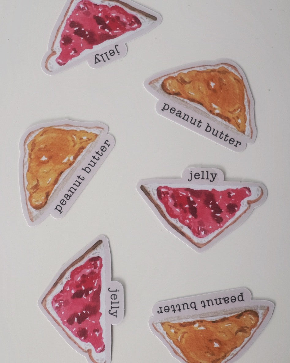 Peanut Butter & Jelly Stickers