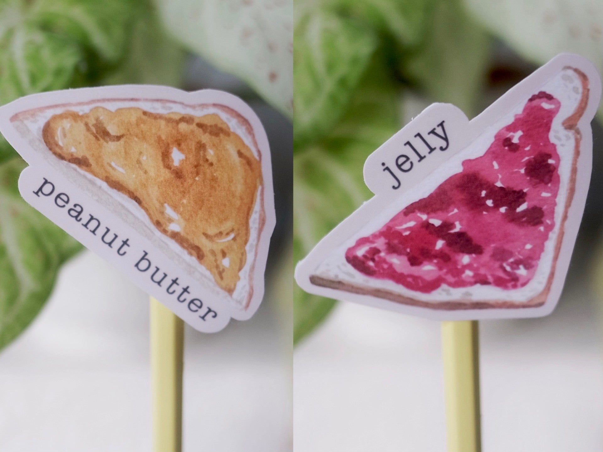 Peanut Butter & Jelly Stickers