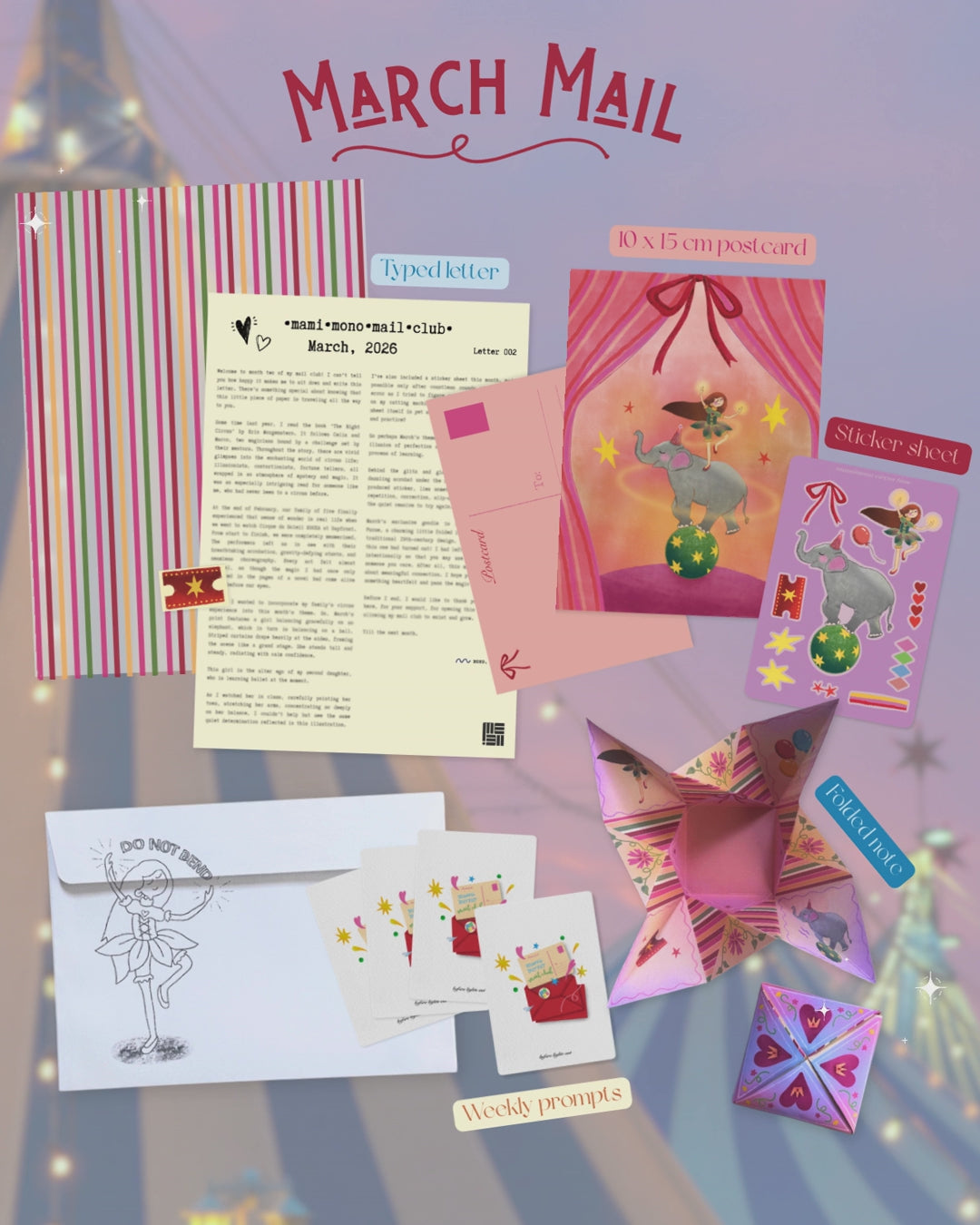 Monthly Snail Mail Club